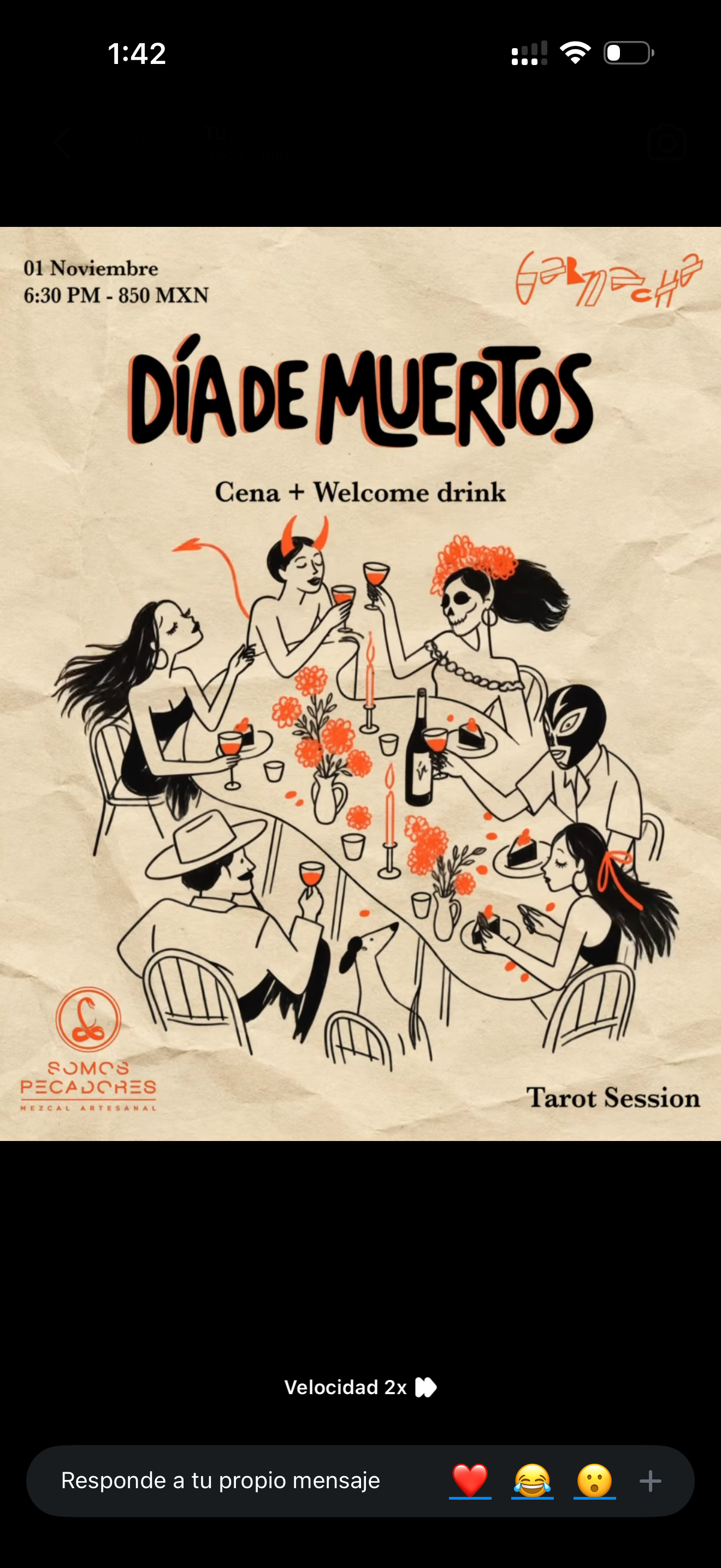 Día de Muertos: Cena + Welcome Drink