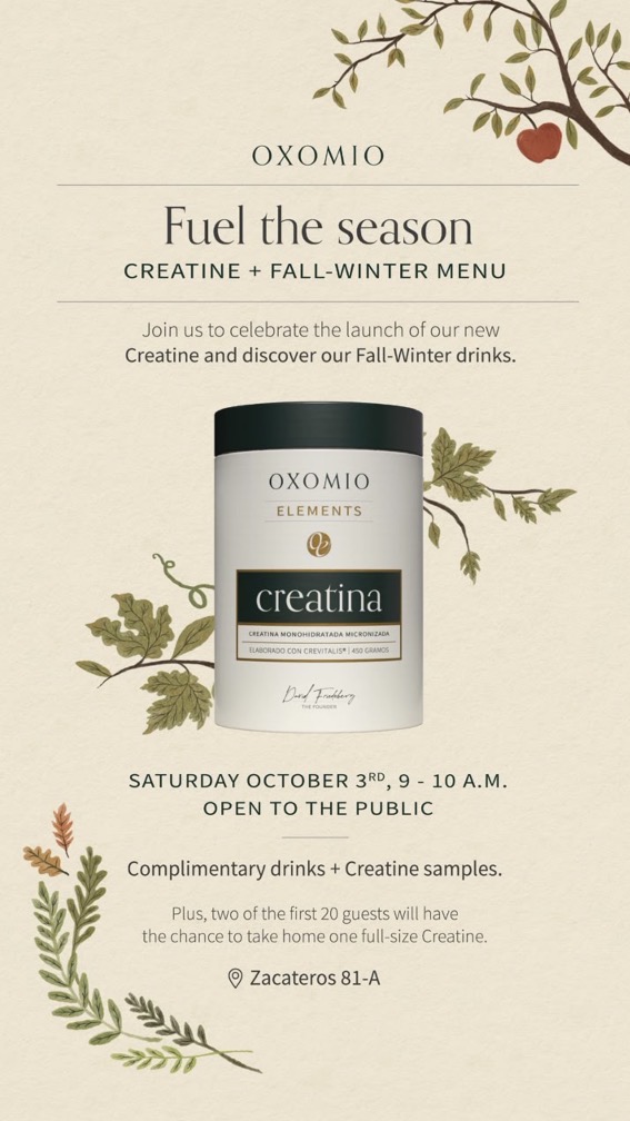 Fuel the season: Creatine + Fall-Winter Menu Launch