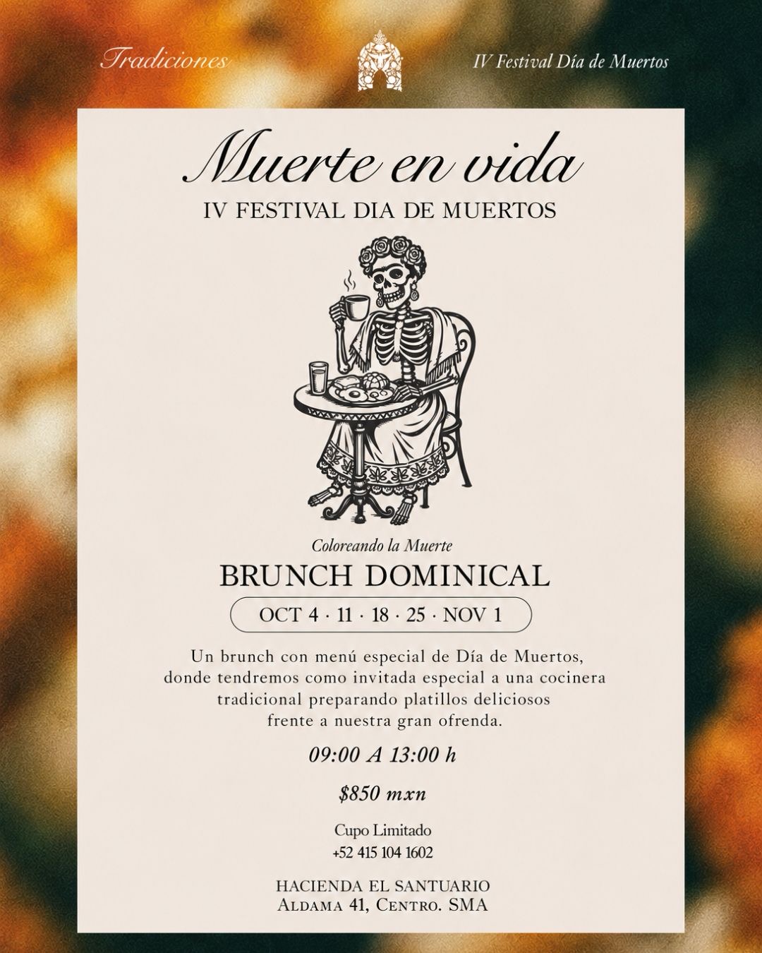 Muerte en vida: Brunch Dominical